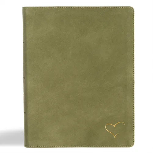 CSB Notetaking Bible, Revive Our Hearts Edition, Sage Suedesoft Leathertouch: With Prayers and Encouragement from Nancy DeMoss Wolgemuth - Imitation Leather