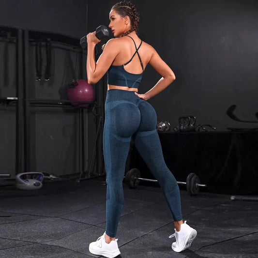 🧘♀️ 2-Piece Women's Seamless Yoga Set