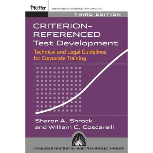 Criterion-Referenced Test Development 3e - Paperback