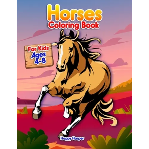 Horses Coloring Book - Paperback