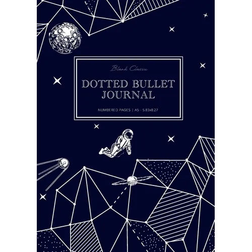 Dotted Bullet Journal: Medium A5 - 5.83X8.27 (Space Walk) - Paperback