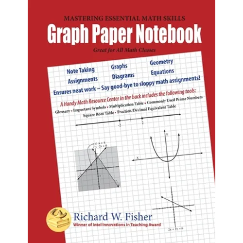 Graph Paper Notebook: Great for All Math Classes - Paperback