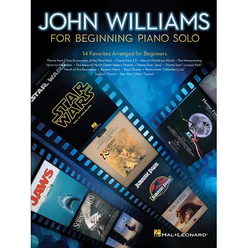 John Williams for Beginning Piano Solo - John Williams Book with Simplified Sheet Music for Piano - Paperback