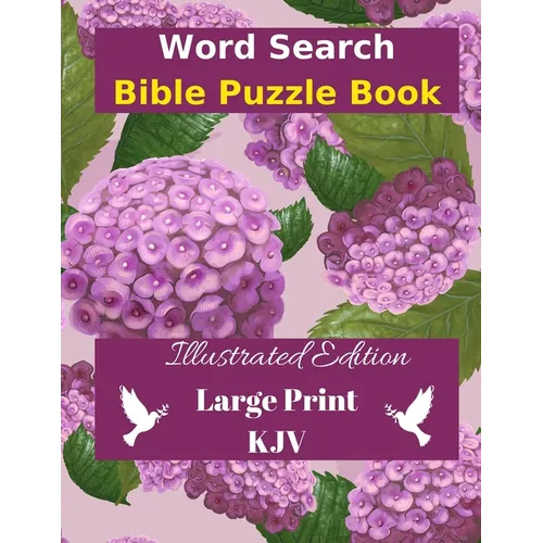 Word Search Bible Puzzle: Illustrated Edition Large Print - Paperback