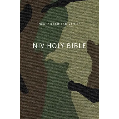 Niv, Holy Bible, Compact, Paperback, Woodland Camo, Comfort Print - Paperback