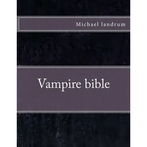 Vampire Book bible - Paperback