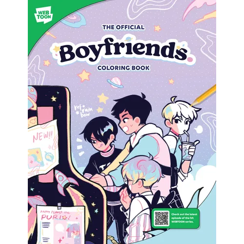 The Official Boyfriends. Coloring Book: 46 Original Illustrations to Color and Enjoy - Paperback