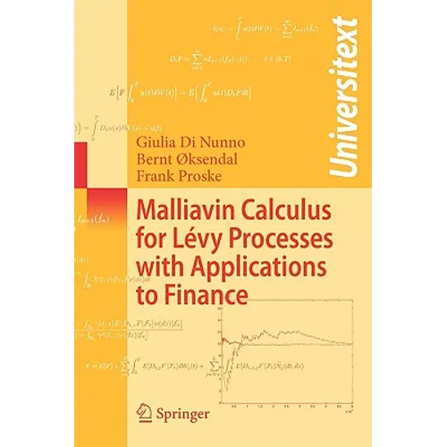 Malliavin Calculus for Lévy Processes with Applications to Finance - Paperback