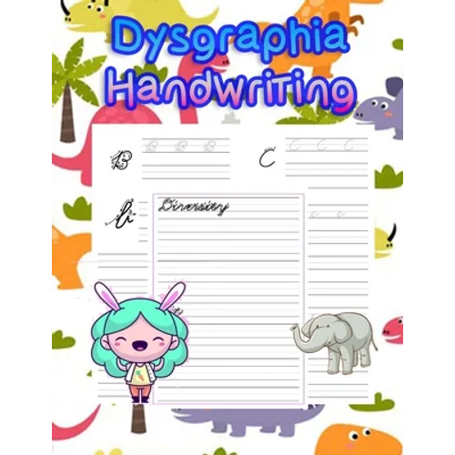 Dysgraphia Handwriting: handwriting tracing workbook-handwriting practice paper for kids-handwriting practice sheets - Paperback