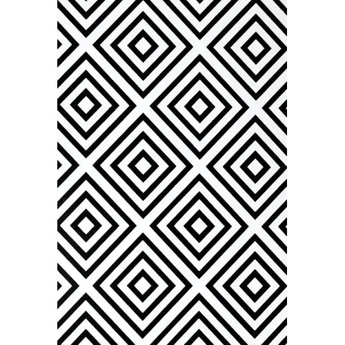 Hardcover Classic Notebook: 256 Lined Page Notebook, 7-x-10-inch, Black and White Geometric: 256 Lined Page Notebook, 7-x-10-inch, Black and White Geo - Hardcover