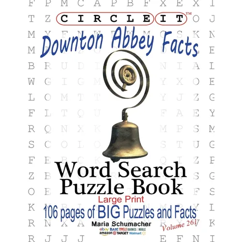 Circle It, Downton Abbey Facts, Word Search, Puzzle Book - Paperback