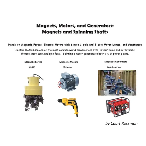 Magnets, Motors, and Generators: Magnets and Spinning Shafts - Paperback