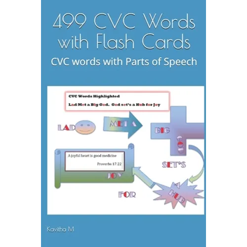 499 CVC Words with Flash Cards: CVC words with Parts of Speech - Paperback