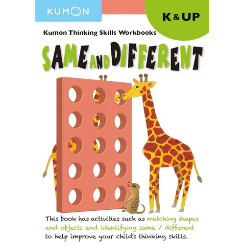 Kumon Thinking Skills Workbooks K: Same and Different - Paperback
