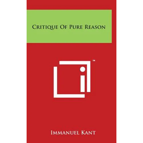 Critique Of Pure Reason - Hardcover