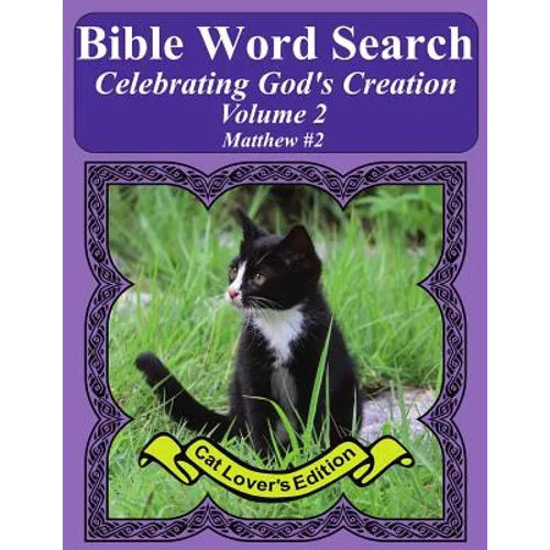 Bible Word Search Celebrating God's Creation Volume 2: Matthew #2 Extra Large Print - Paperback
