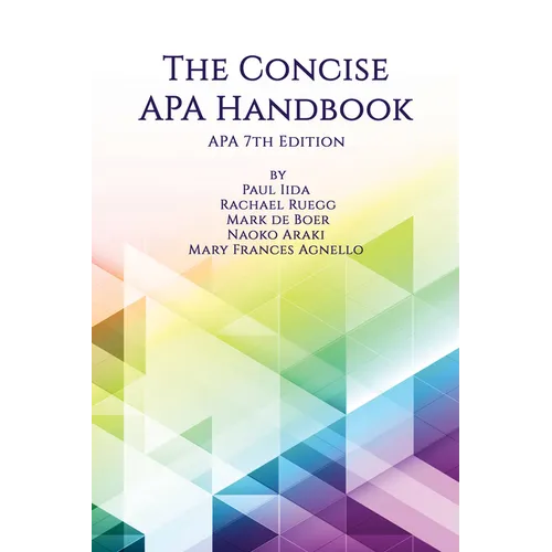 Concise APA Handbook - Paperback
