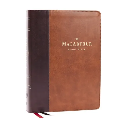 Lsb, MacArthur Study Bible, Brown Leathersoft, Comfort Print, Thumb Indexed: Unleashing God's Truth One Verse at a Time (Holy Bible, Legacy Standard B - Imitation Leather