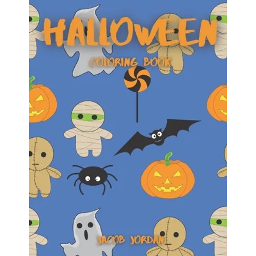Halloween Coloring Book: Halloween Book For Kids and Toddlers - Paperback