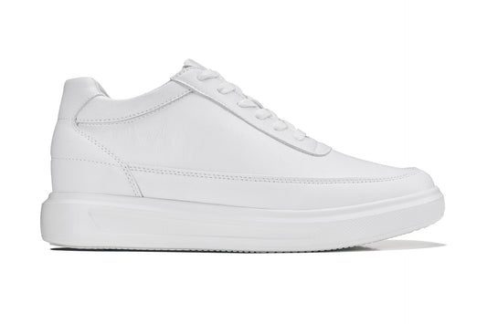 CALTO - X1647 - 2.8 Inches Taller (White) - Lightweight Sneakers