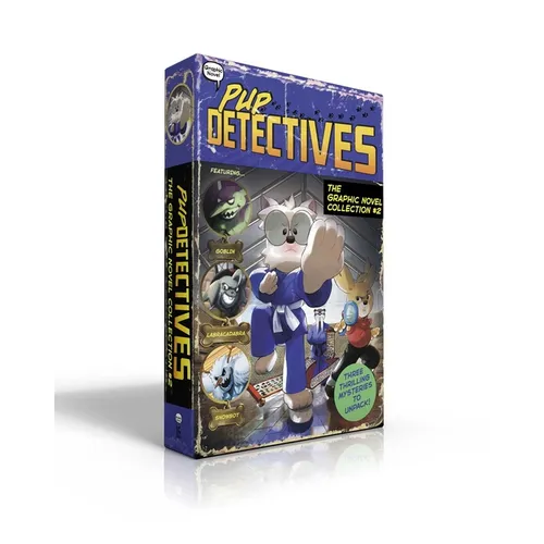 Pup Detectives the Graphic Novel Collection #2 (Boxed Set): Ghosts, Goblins, and Ninjas!; The Missing Magic Wand; Mystery Mountain Getaway - Paperback