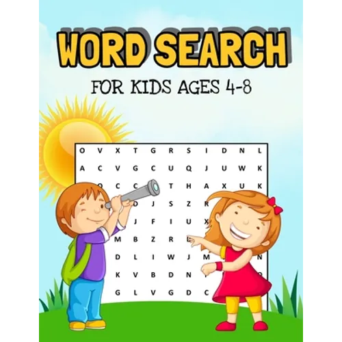 Word Search For Kids Ages 4-8: Sight Words Word Search For Kids, Spelling Word Search To Practice Vocabulary - Paperback