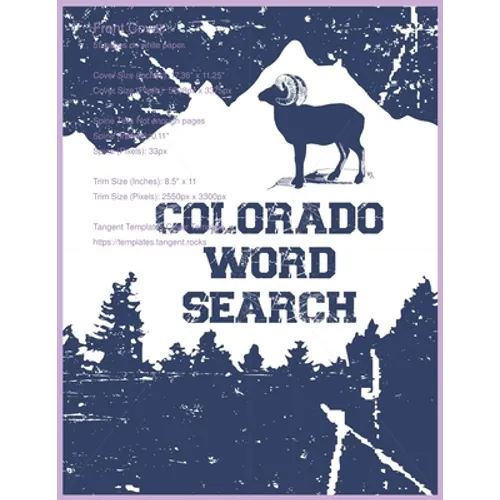 Colorado Word Search: Novelty Gift about the Colorful State for Puzzle Book Enthusiast - Paperback