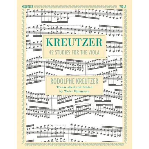 42 Studies: Transcribed for Viola (Schirmer's Library of Musical Classics, Volume 1737) - Paperback