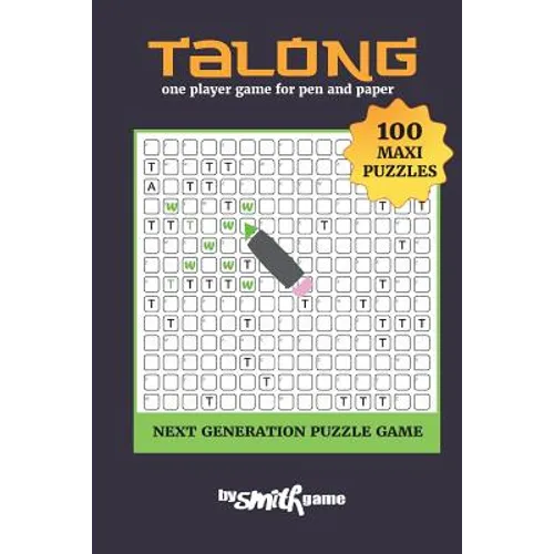 Talong 100 Maxi puzzles: one player game for pen and paper (Next Generation Puzzle Game) - Paperback