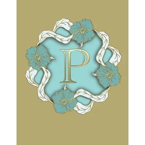 P: 100 Pages 8.5" X 11" Monogram Notebook College Ruled Line Paper - Paperback