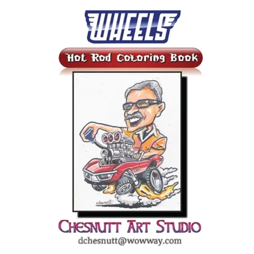 Wheels Hot Rod Coloring Book - Paperback