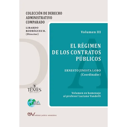 El Régimen de Los Contratos Públicos - Paperback