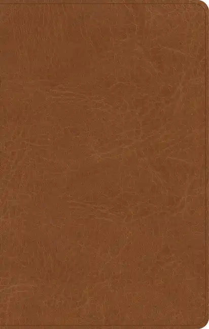 CSB Single-Column Personal Size Bible, Saddle Genuine Leather - Imitation Leather