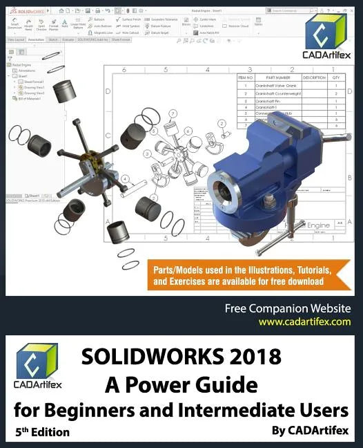 Solidworks 2018: A Power Guide for Beginners and Intermediate Users - Paperback