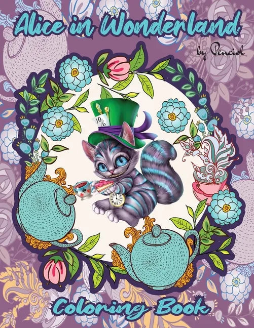 Alice in Wonderland Coloring Book: A whimsical coloring book for adults Adult coloring book Alice in Wonderland - Paperback