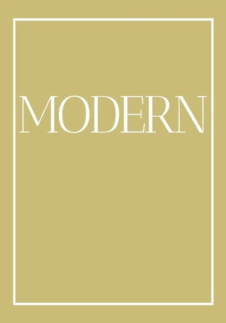 Modern: A decorative book for coffee tables, bookshelves and end tables: Stack style decor books to add home decor to bedrooms - Paperback
