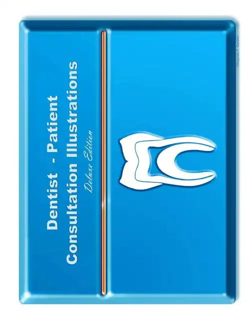 Dentist-Patient Consultation Illustrations - Deluxe Edition: Exam Room Portfolio - Paperback