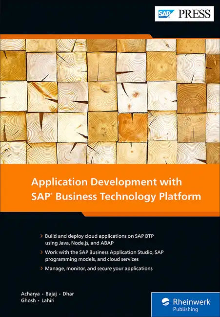 Application Development with SAP Business Technology Platform - Hardcover