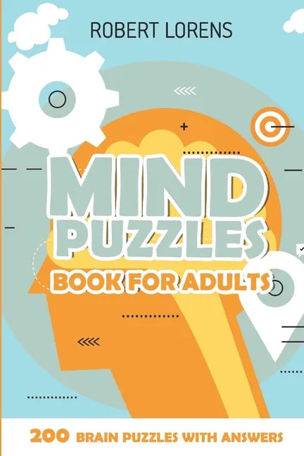 Mind Puzzles Book for Adults: Lighthouses Puzzles - 200 Brain Puzzles with Answers - Paperback