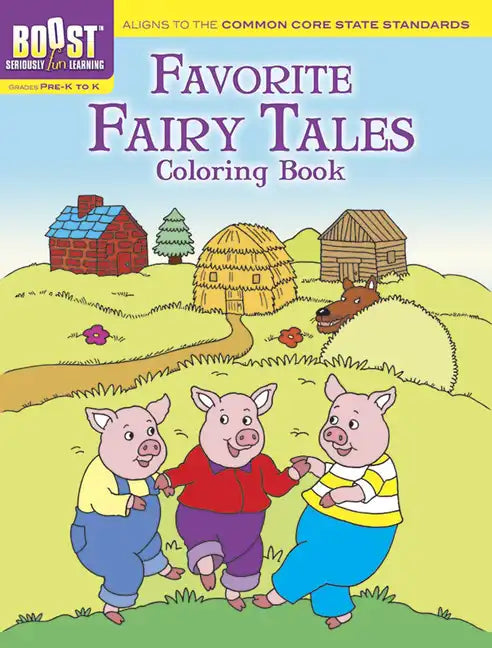 Favorite Fairy Tales Coloring Book - Paperback