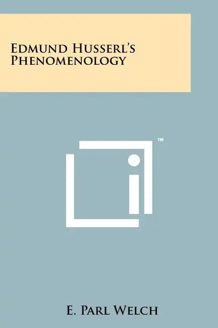 Edmund Husserl's Phenomenology - Paperback