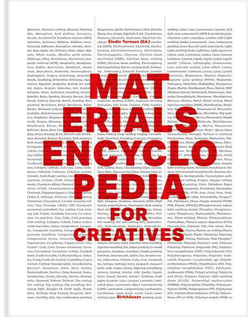 Materials Encyclopedia for Creatives - Hardcover