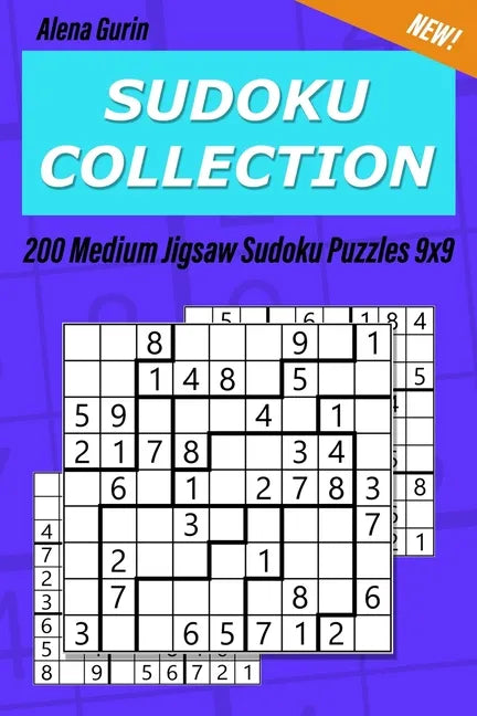 Sudoku Collection: 200 Medium Jigsaw Sudoku Puzzles 9x9 - Paperback