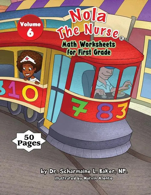 Nola The Nurse Math Worksheets for First Graders - Paperback