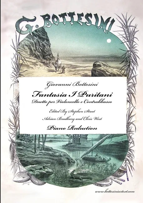 Fantasia I Puritani Duetto For Double Bass and Cello - Piano Reduction - Paperback