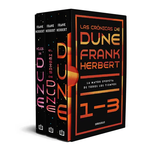 Estuche Las Crã3nicas de Dune: Dune, El Mesã-As de Dune E Hijos de Dune / Frank Herbert's Dune Saga 3-Book Boxed Set: Dune, Dune Messiah, and Children - Paperback