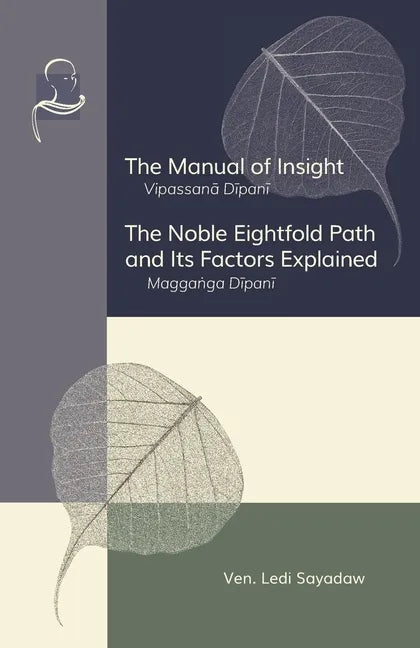 The Manual of Insight and The Noble Eightfold Path and Its Factors Explained - Paperback