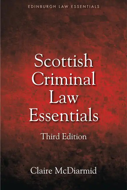 Scottish Criminal Law Essentials - Paperback