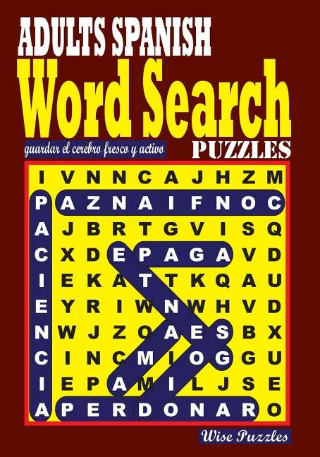 ADULTS SPANISH Word Search Puzzles - Paperback