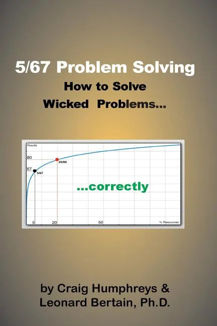 5/67 Problem Solving: How to solve Wicked Problems...correctly - Paperback